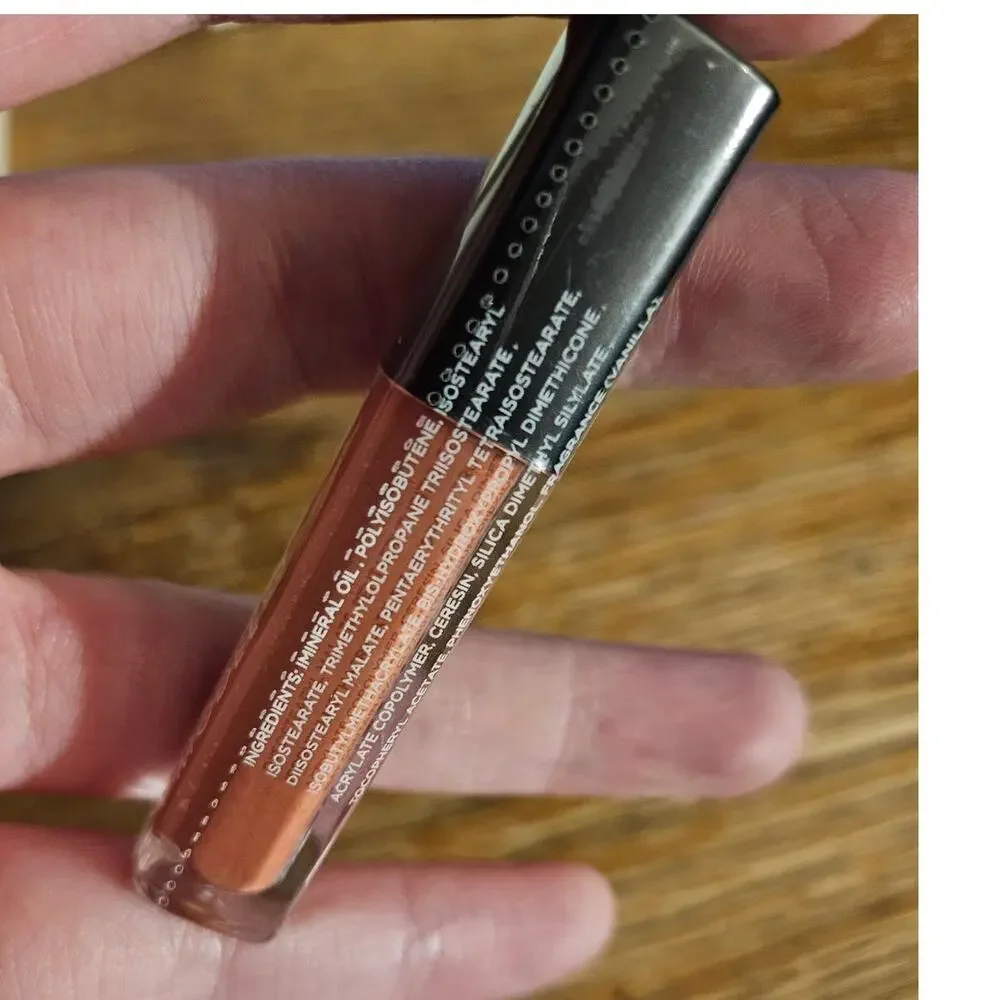 NEW! ModelCo ft Karl Lagerfeld Mini Lip Gloss RAMATUELLE ~ Neutral Nude